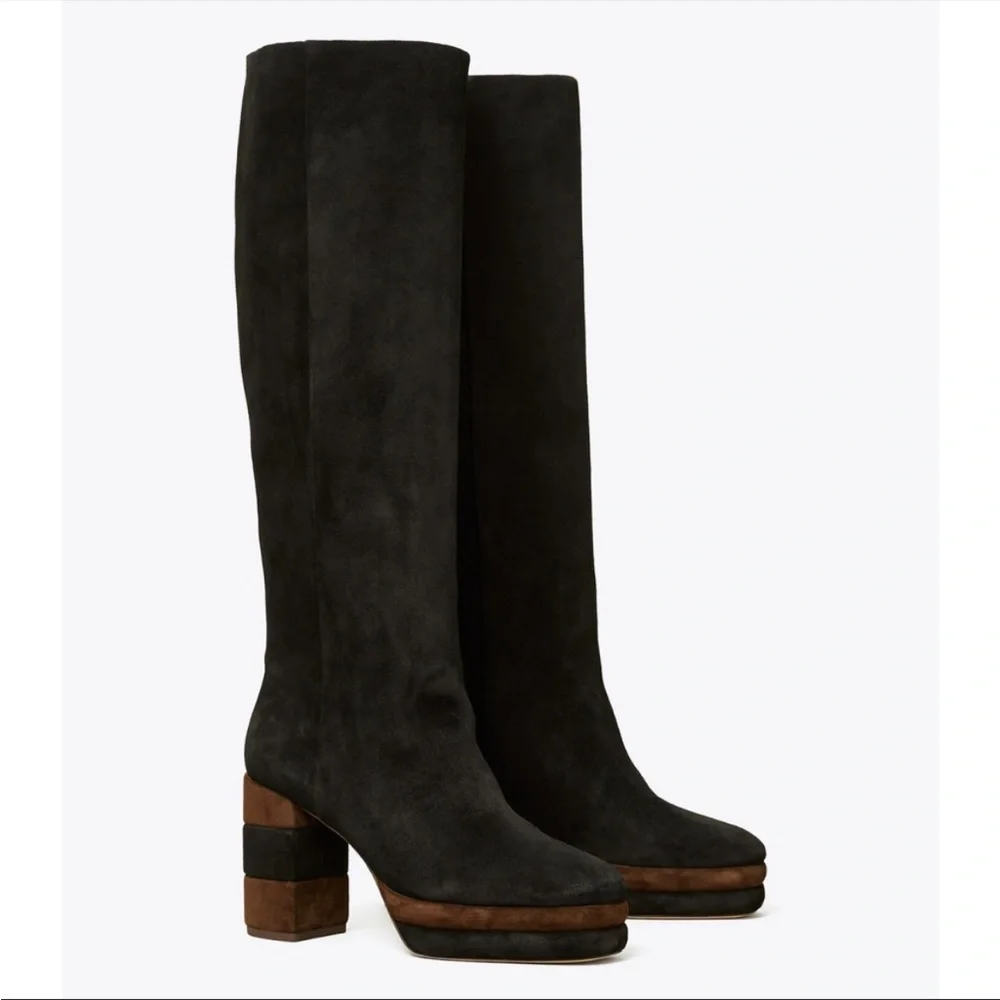 Tory Burch Platform Tall Knee High‎ Boot